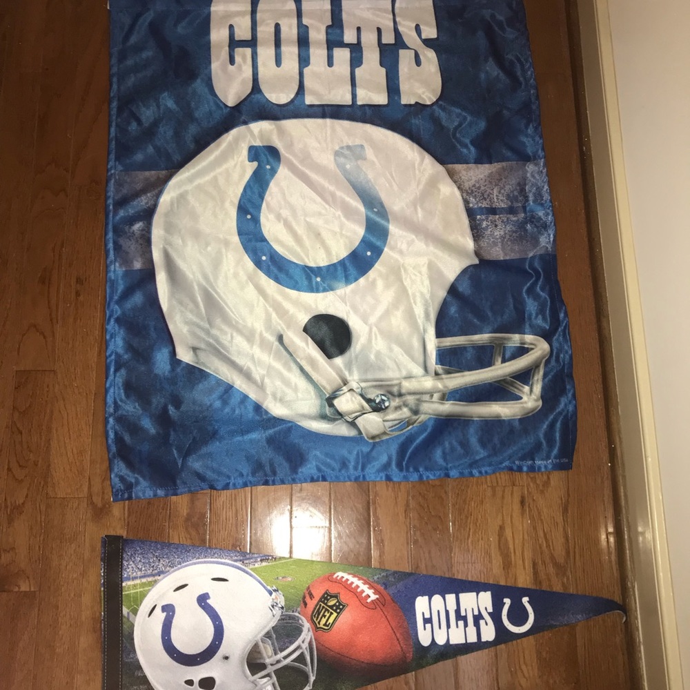 Colts Flag & pennant bundle